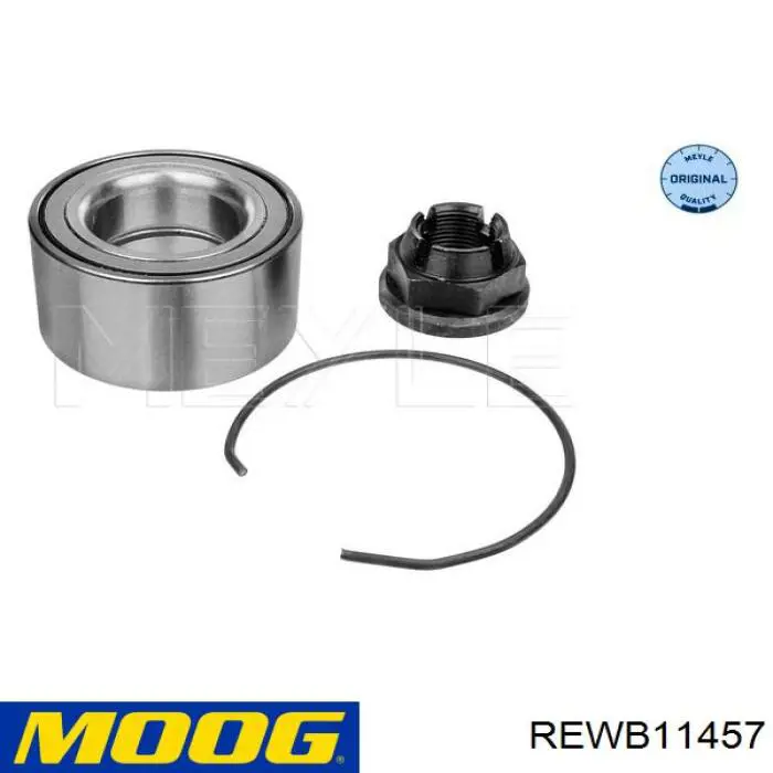 Комплект підшипник маточини передньої Moog REWB11457 ціна, від 14.11 USD