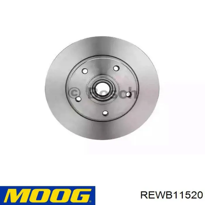 Задні дискові гальма Moog REWB11520 ціна, від 20.68 USD