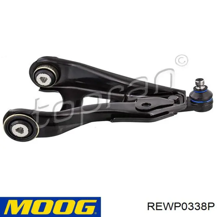 Важіль передньої підвіски нижній, правий Moog REWP0338P ціна, від 36.00 USD