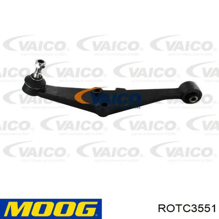 Важіль передньої підвіски нижній, правий Moog ROTC3551 ціна, від 35.12 USD