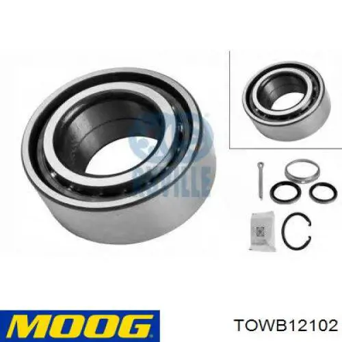 Купити TOWB12102 Moog Підшипник ступиці передньої
