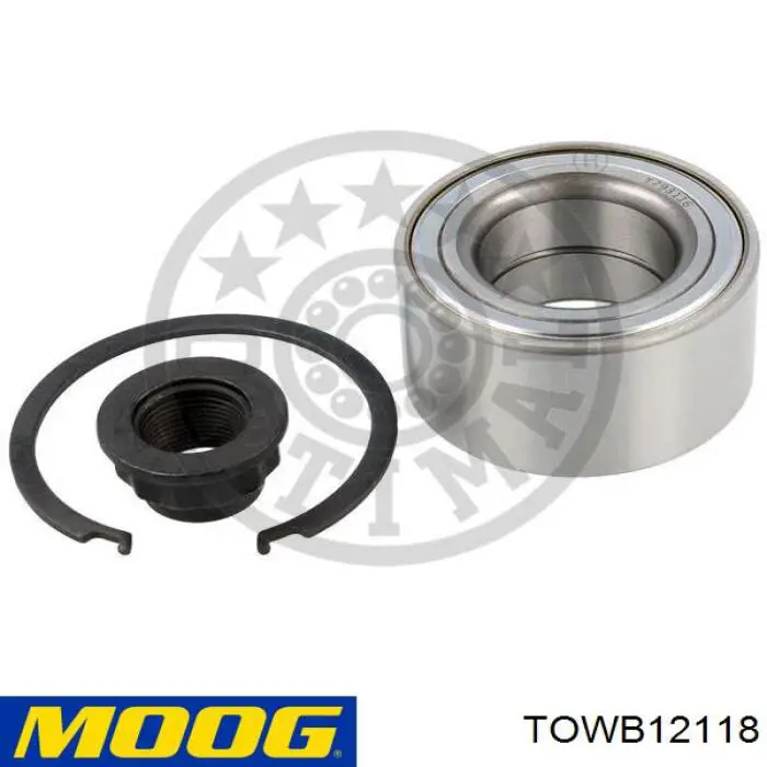 Комплект підшипник маточини передньої Moog TOWB12118 ціна, від 24.85 USD
