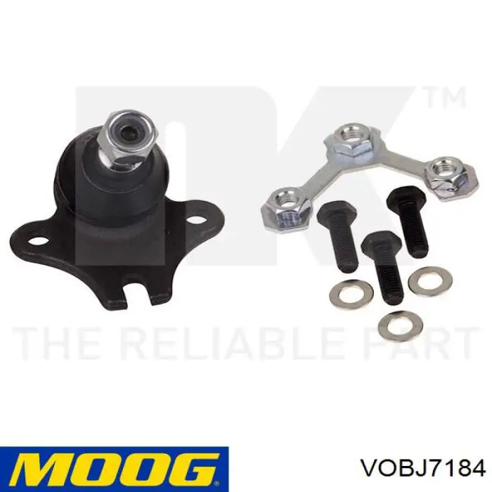 Кульова опора, нижня Moog VOBJ7184 ціна, від 12.76 USD