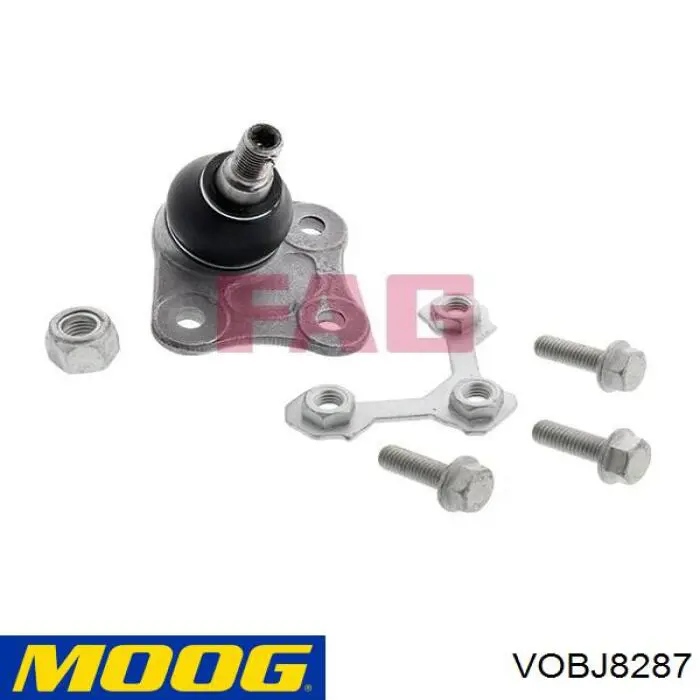 Кульова опора, нижня, ліва Moog VOBJ8287 ціна, від 9.02 USD