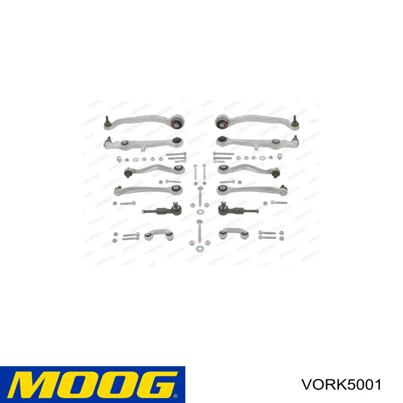 Комплект важелів передньої підвіски VORK5001 Moog