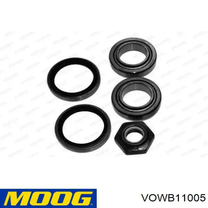 Підшипник маточини передньої/задньої Moog VOWB11005 ціна, від 14.41 USD