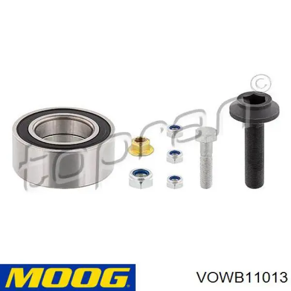 Підшипник маточини передньої/задньої Moog VOWB11013 ціна, від 20.53 USD