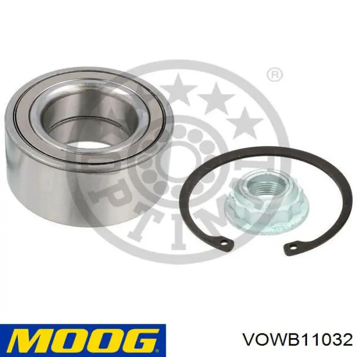 Комплект підшипник маточини передньої Moog VOWB11032 ціна, від 16.15 USD