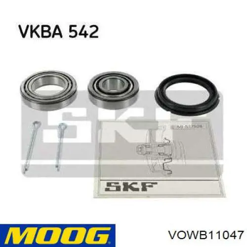 VOWB11047 Moog Підшипник ступиці задньої