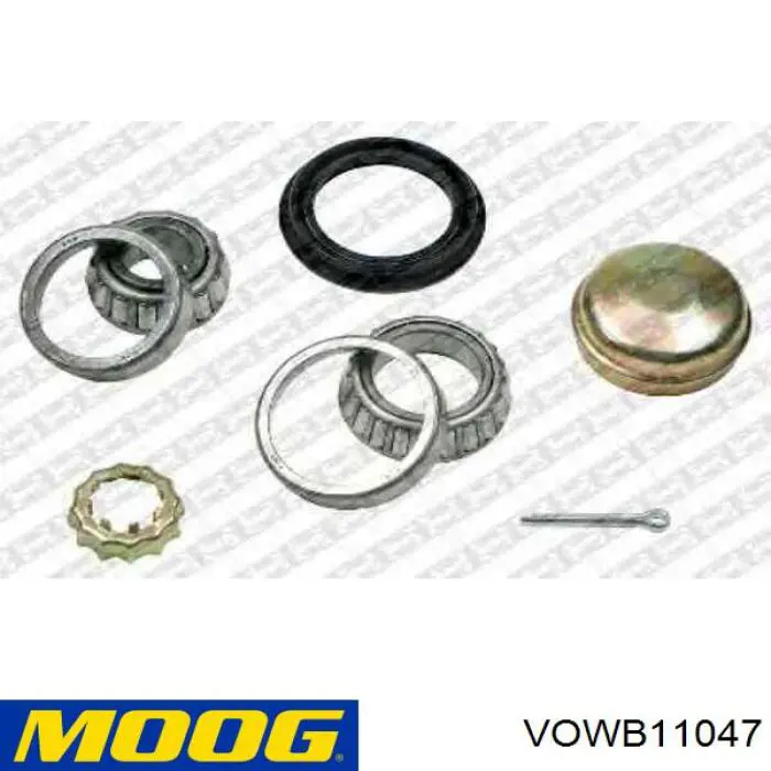 Підшипник маточини задньої Moog VOWB11047 ціна, від 7.81 USD