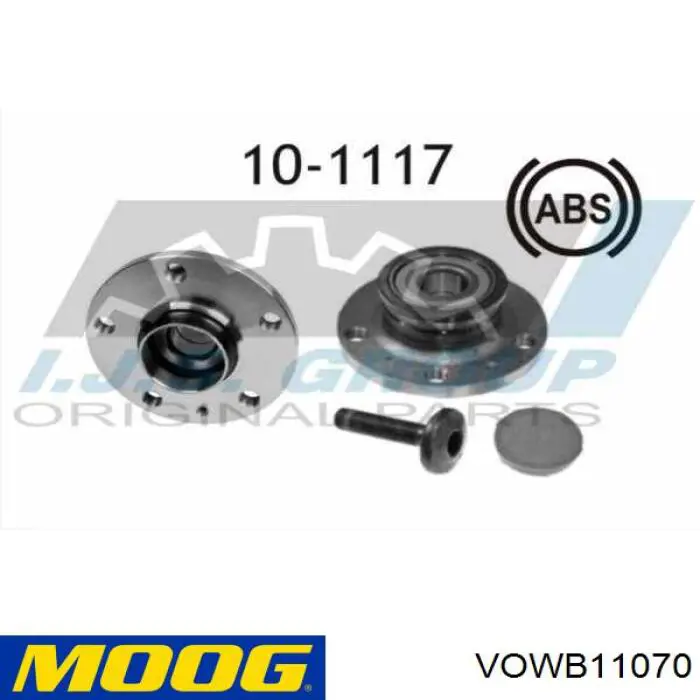 Купити VOWB11070 Moog Підшипник ступиці колеса