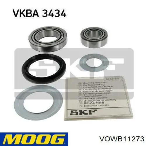 VOWB11273 Moog Підшипник маточини передньої
