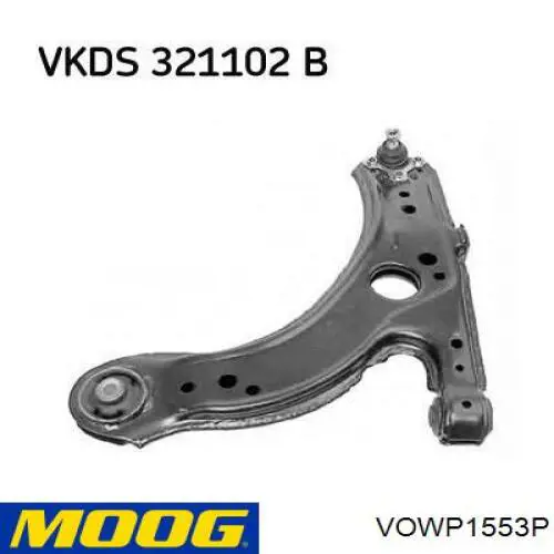 Важіль передньої підвіски нижній, лівий VOWP1553P Moog