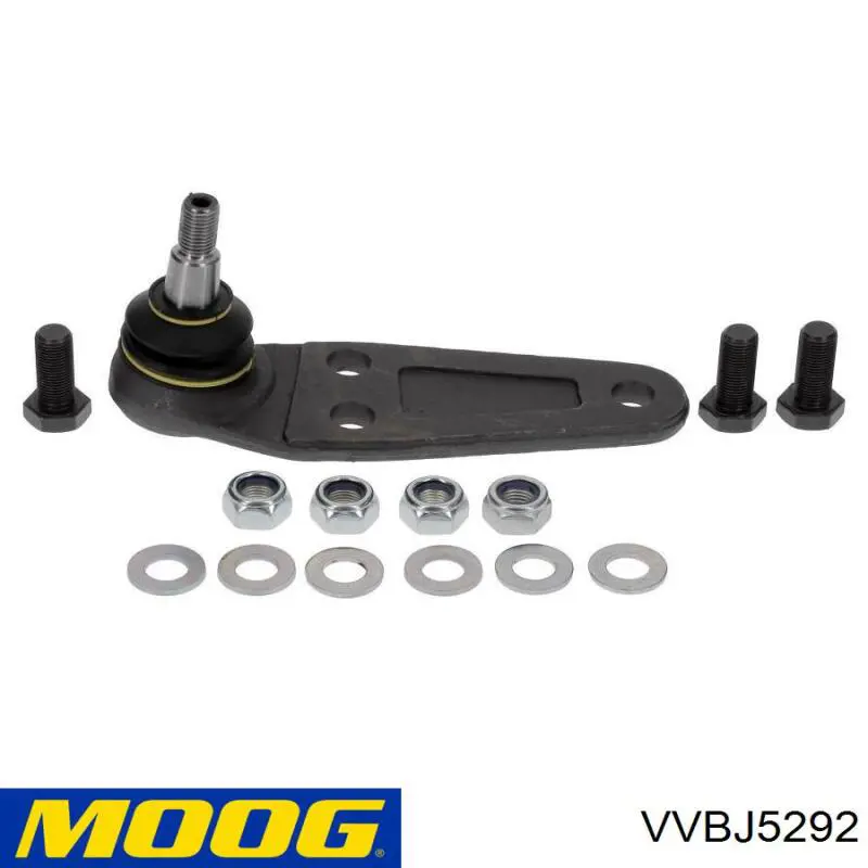 Кульова опора, нижня, ліва Moog VVBJ5292 ціна, від 15.44 USD