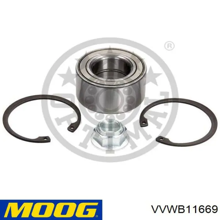 Купити VVWB11669 Moog Підшипник ступиці передньої