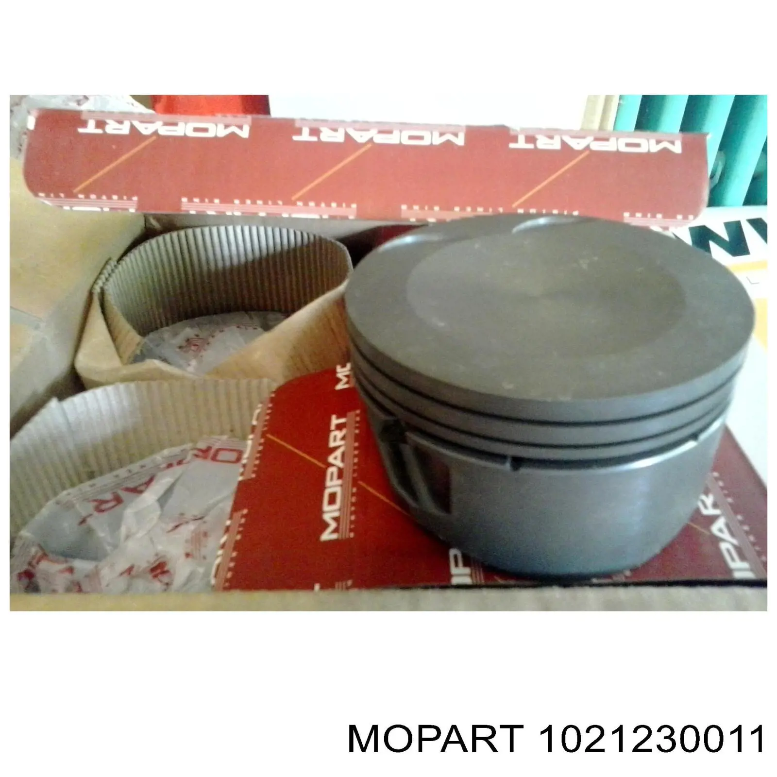 1021230011 Mopart поршень в комплекті на 1 циліндр, 2-й ремонт (+0,50)