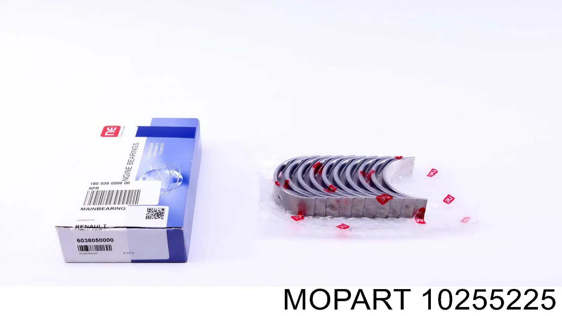 Вкладиші колінвала, корінні, комплект, 1-й ремонт (+0,25) 10255225 Mopart