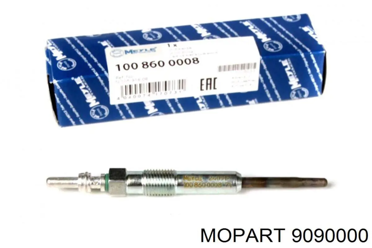 9090000 Mopart поршень в комплекті на 1 циліндр, std