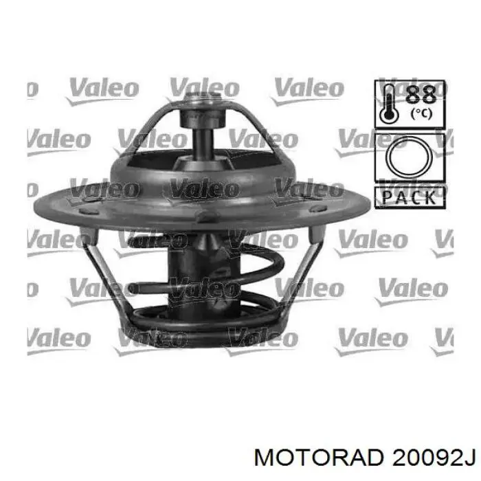 Купити 20092J Motorad Термостат в корпусі