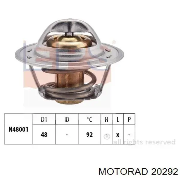 20292 Motorad термостат