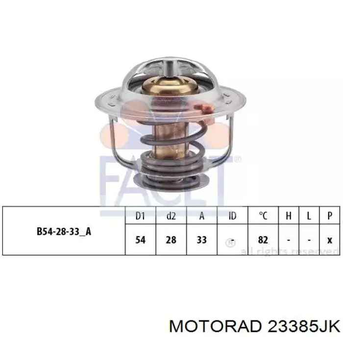 Термостат 23385JK Motorad
