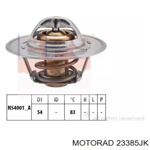 Термостат 23385JK Motorad
