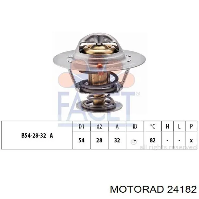 Термостат 24182 Motorad