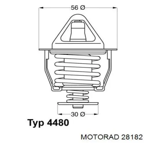 Автомобільний термостат Motorad 28182 ціна, від 12.70 USD