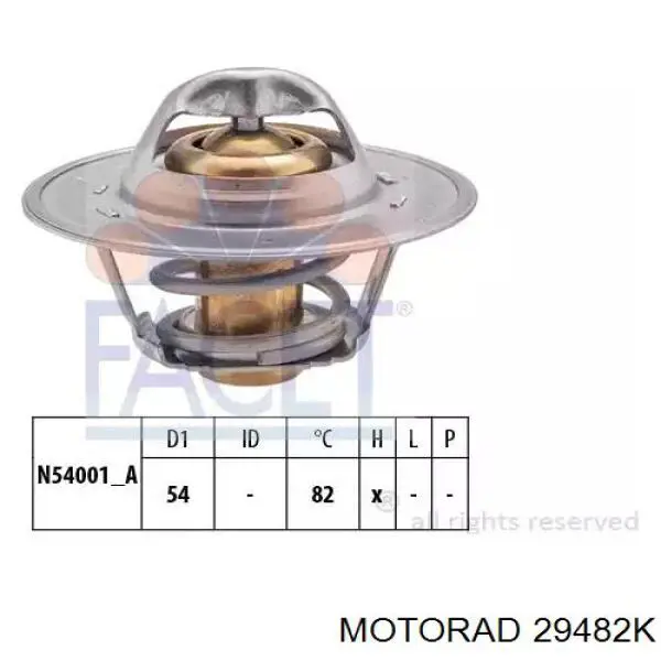 29482K Motorad Авто термостат