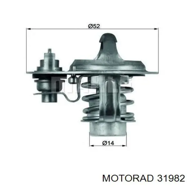 31982 Motorad Авто термостат