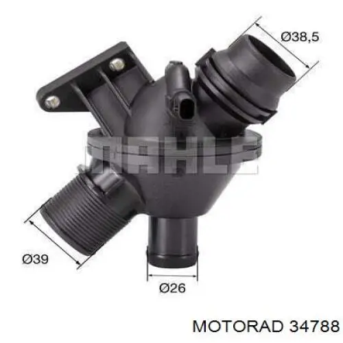 Автомобільний термостат Motorad 34788 ціна, від 16.19 USD