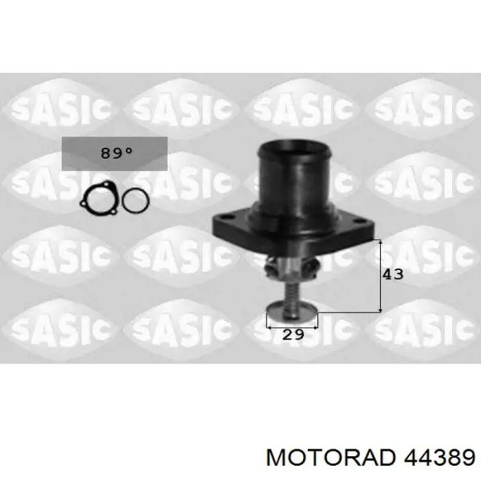 Купити 44389 Motorad Термостат в корпусі