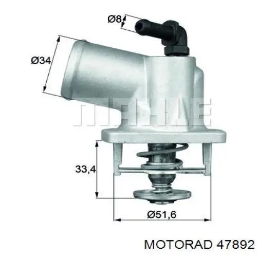 Автомобільний термостат Motorad 47892 ціна, від 19.86 USD