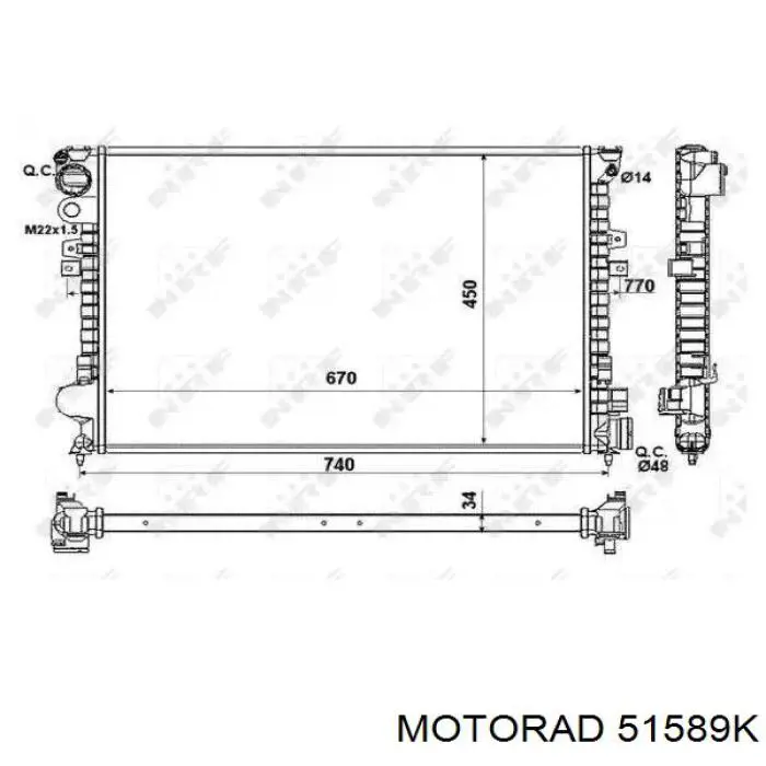Кожух термостата Motorad 51589K ціна, від 25.49 USD