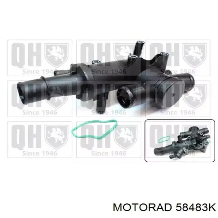 58483K Motorad Корпус термостата в зборі