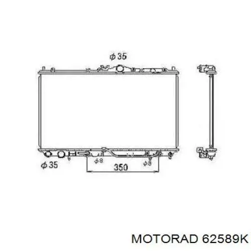 62589K Motorad Корпус термостата в зборі