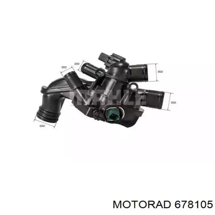 Кожух термостата Motorad 678105 ціна, від 60.71 USD