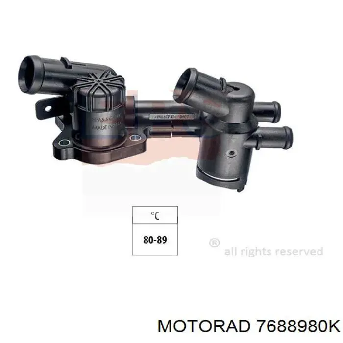 Корпус термостата 7688980K Motorad