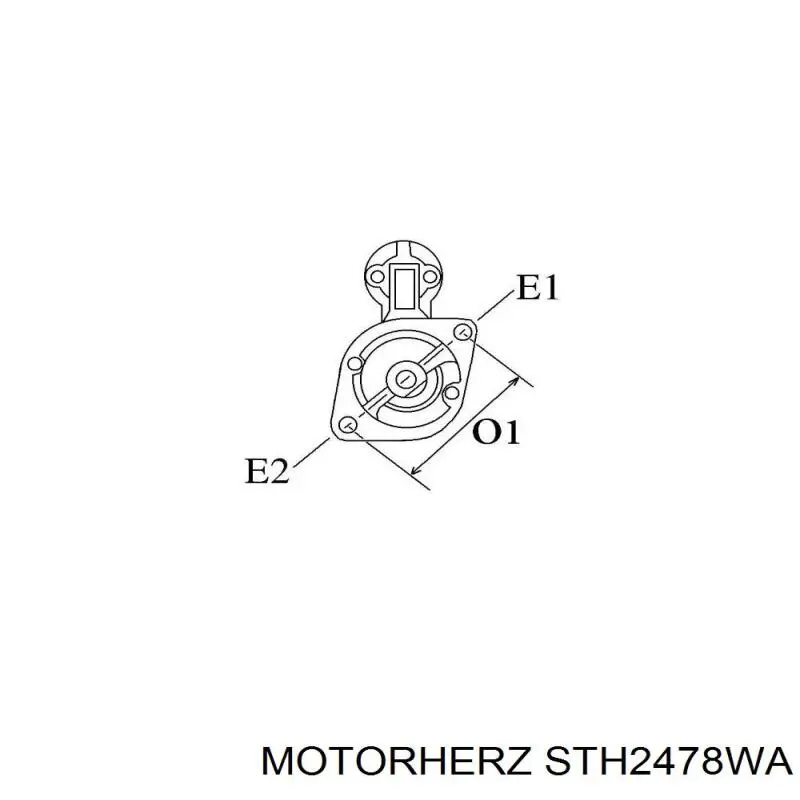 Стартер STH2478WA Motorherz