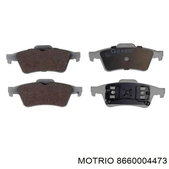 8660004473 Motrio Колодки гальмівні задні, дискові