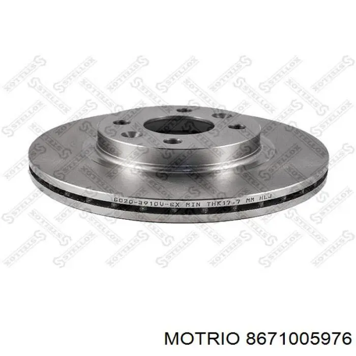 Гальмівні диски передні 8671005976 Motrio
