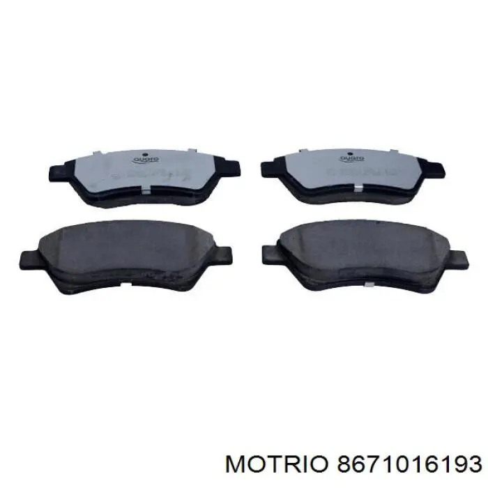 8671016193 Motrio Передні гальмівні колодки