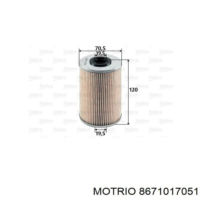 Купити 8671017051 Motrio Автомобільний фільтр повітря