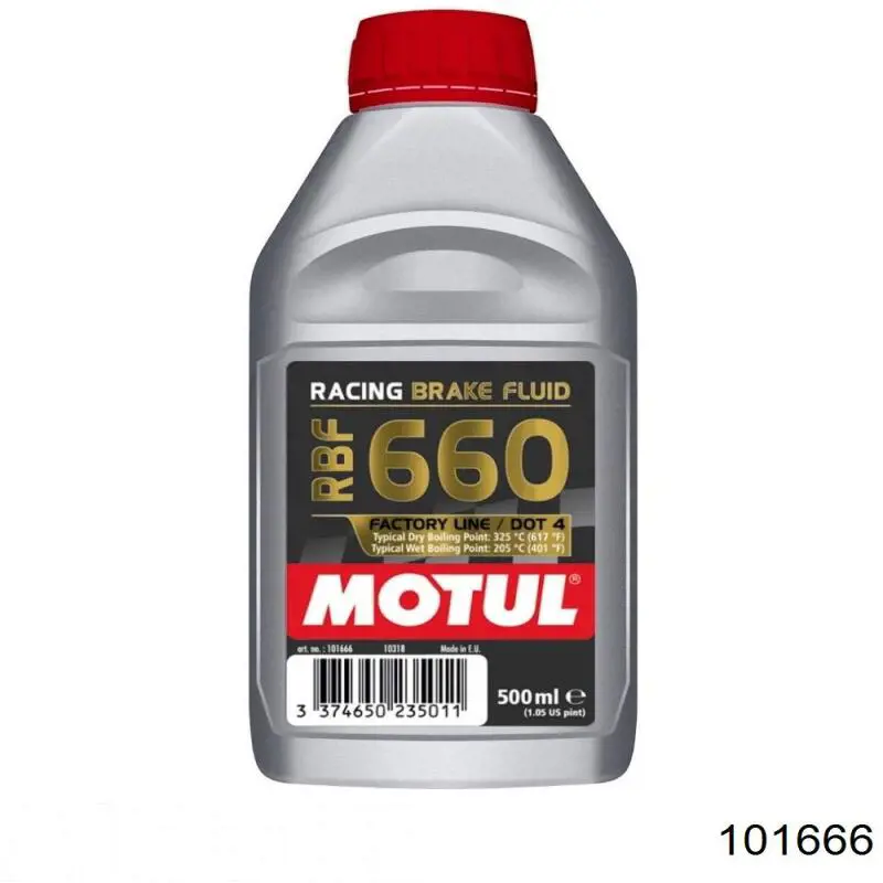 101666 Motul Тормозная жидкость (DOT 4, 0.5 л)
