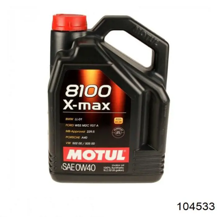 8100XMAX0W405L Motul масло моторне