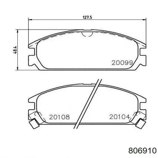 Рідина гальмівна 806910 Motul