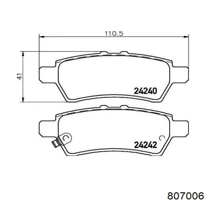 Рідина гальмівна 807006 Motul