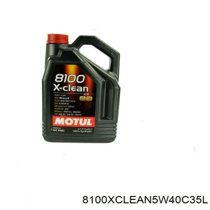 8100XCLEAN5W40C35L Motul Масло двигуна