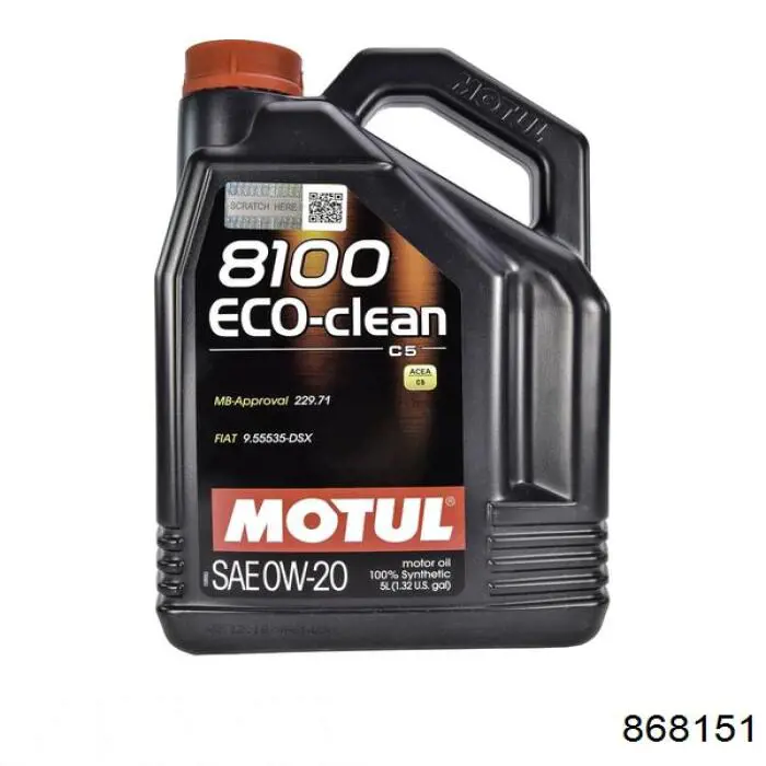 868151 Motul Масло двигуна