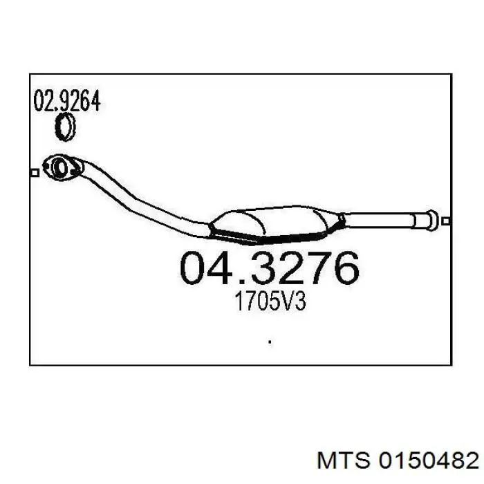 Глушник MTS 0150482 ціна, від 54.99 USD